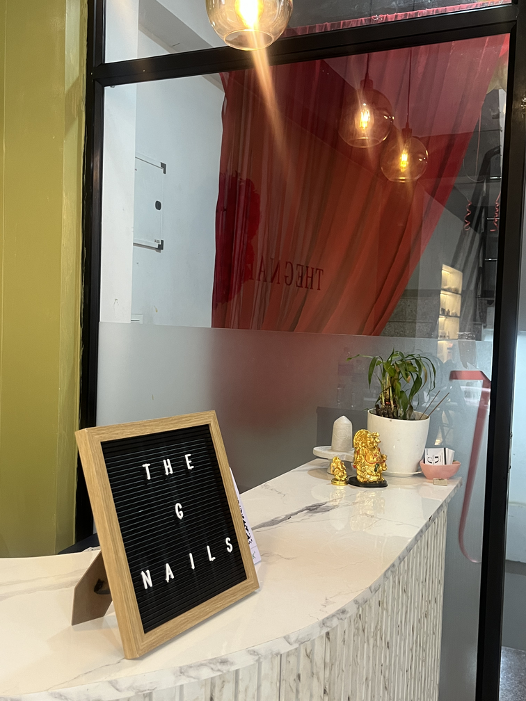 The G Nails salon interior